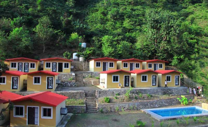 luxury cottages in shivpuri rishikesh
